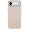 Etui Guess Triangle Logo MagSafe do      iPhone Air różowy